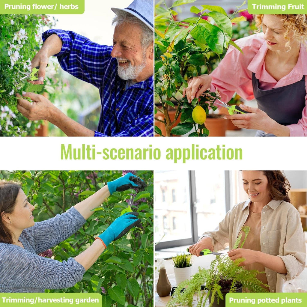Pruning shears for trimming flowers, fruit, and potted plants in the garden