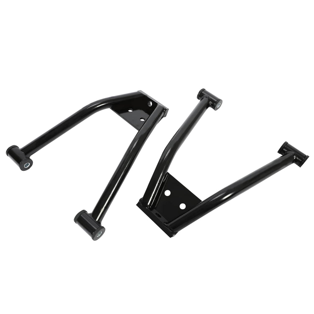 Black double A-arm lift kit brackets with mounting holes and bushings