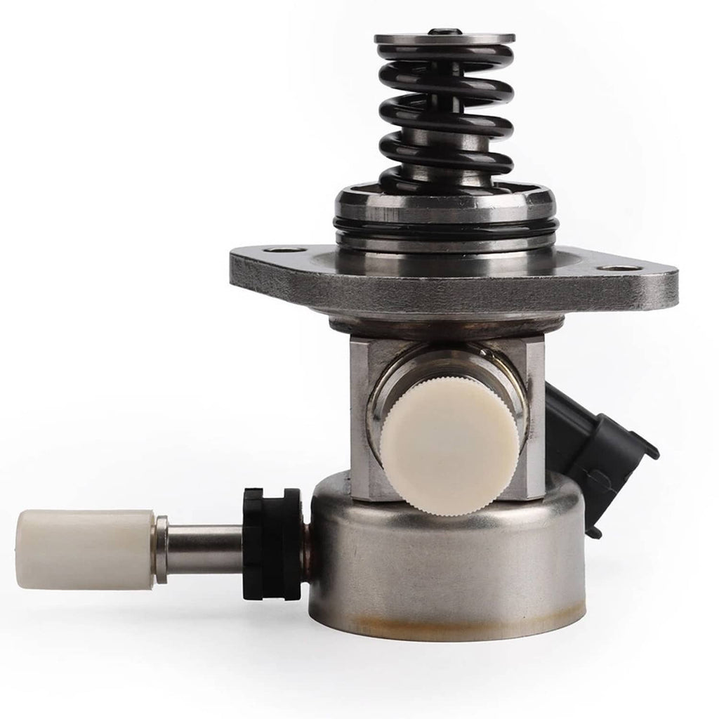High pressure fuel pump with black spring cover and side electrical connection