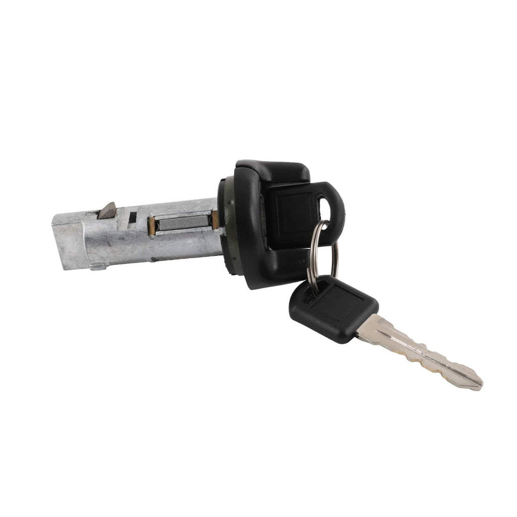 Ignition lock cylinder with black housing and two keys