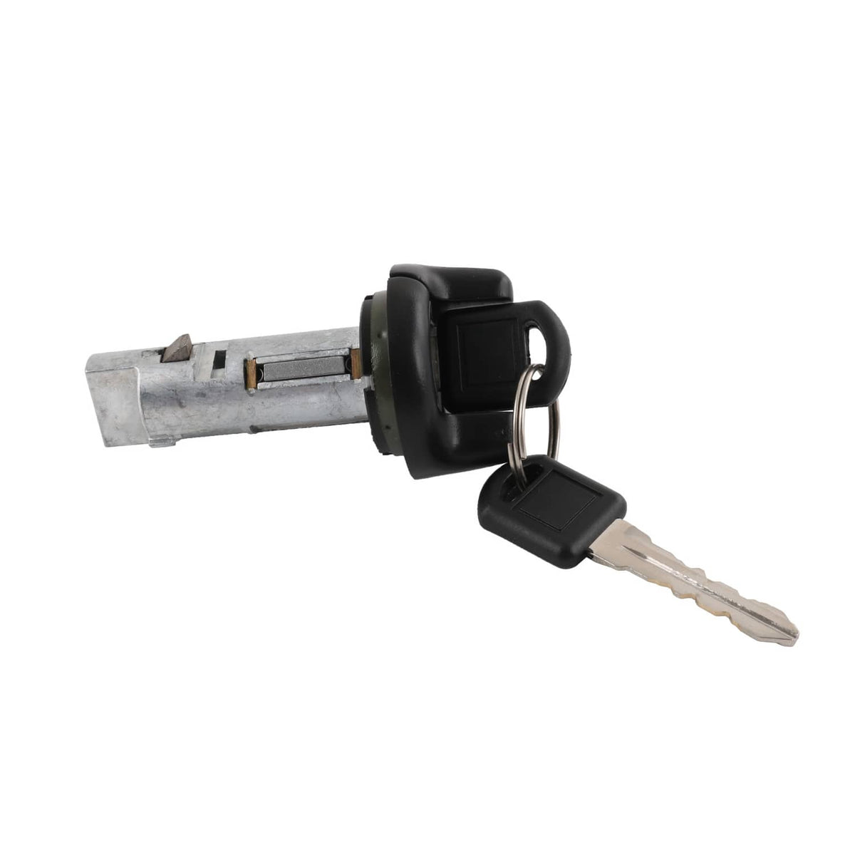Ignition lock cylinder with black housing and two keys