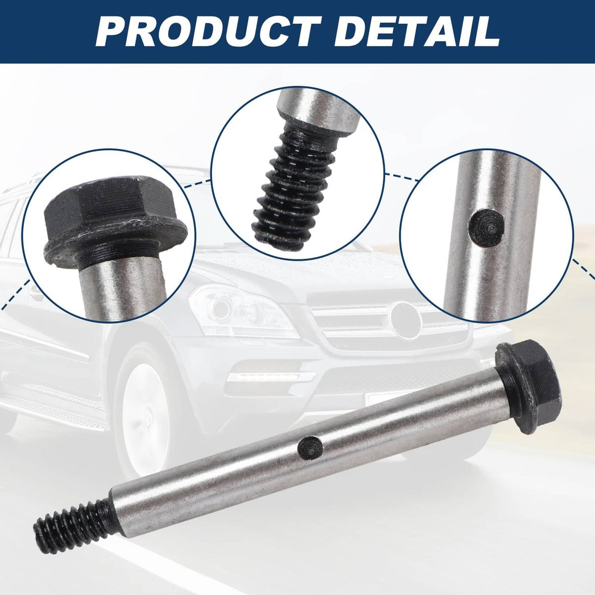 Clutch rebuild kit detail showing long pins and rubber-coated end bushing