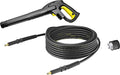 Kärcher hose and spray gun combo kit with 25 ft hose, trigger gun, and connector