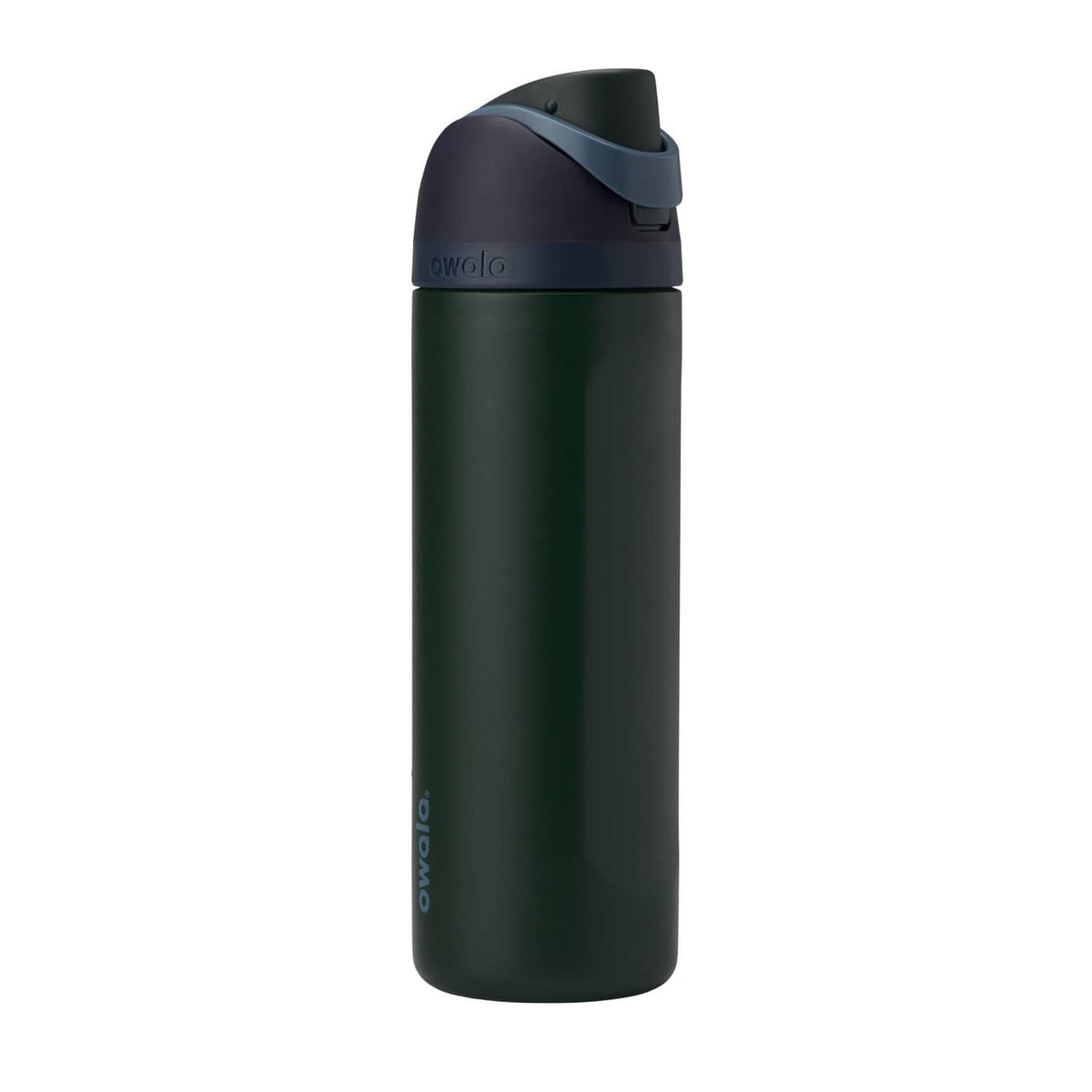 Dark green insulated stainless steel water bottle with FreeSip lid, 24 oz