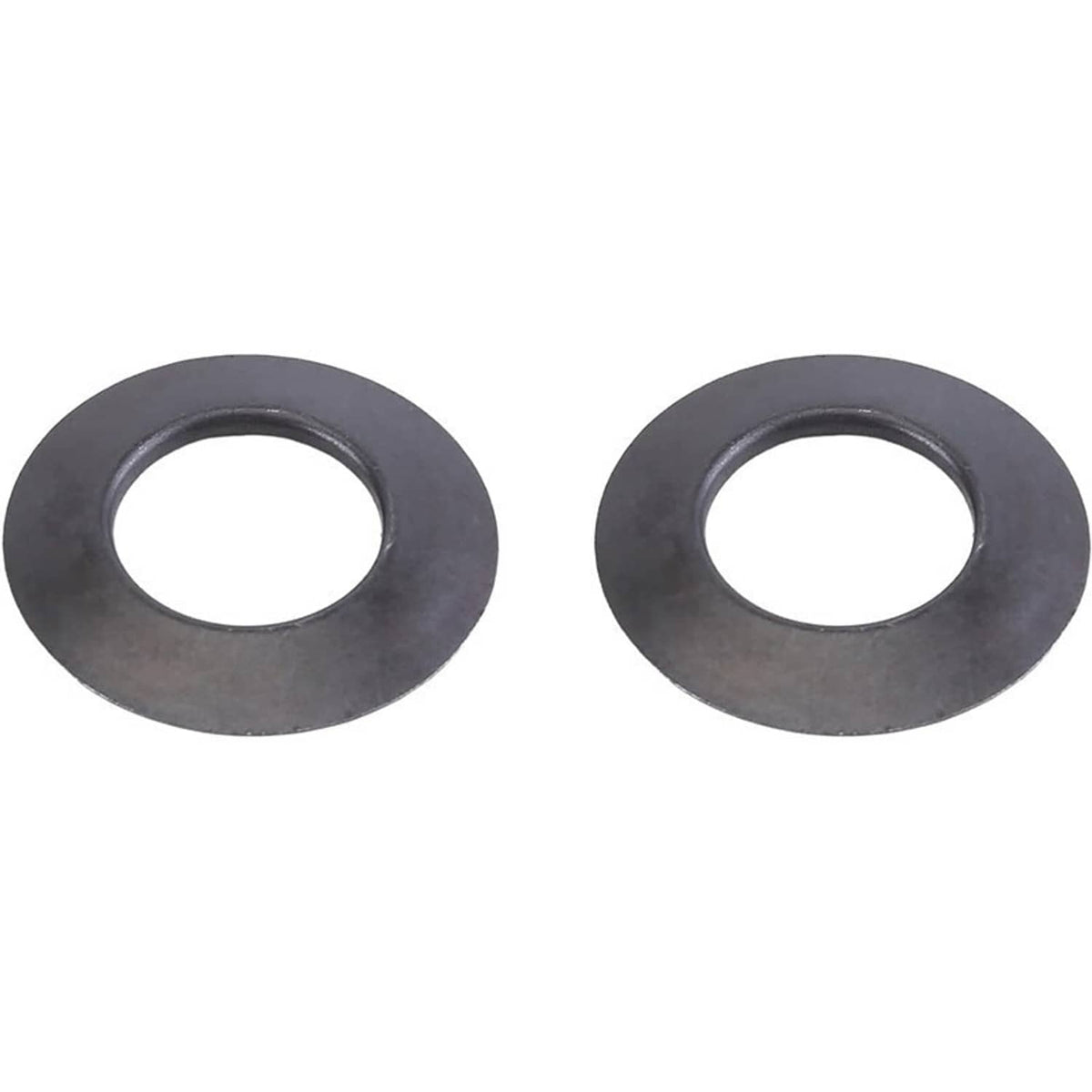 Pair of flat metal washers with center holes for limited-slip clutch pack kit