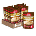 Roasted garlic & cheddar mashed potatoes 8-pack with single 4 oz pouch