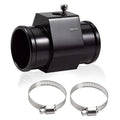 38mm aluminum radiator hose temperature joint connector with two metal hose clamps