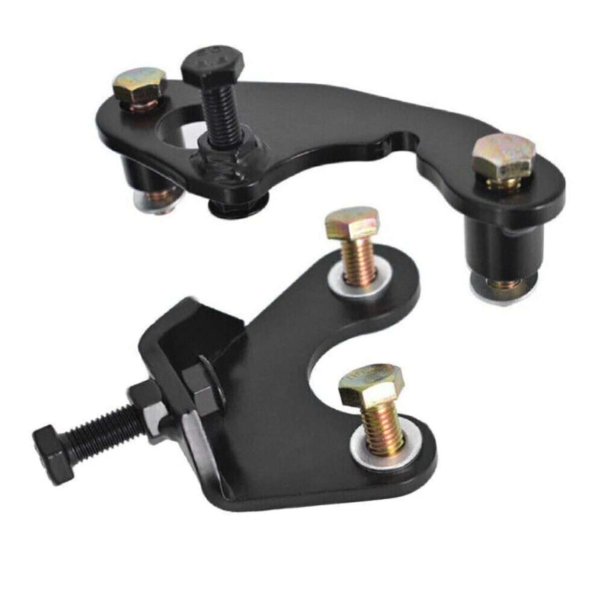 Exhaust manifold bolt repair kit bracket set with bolts and hex nuts
