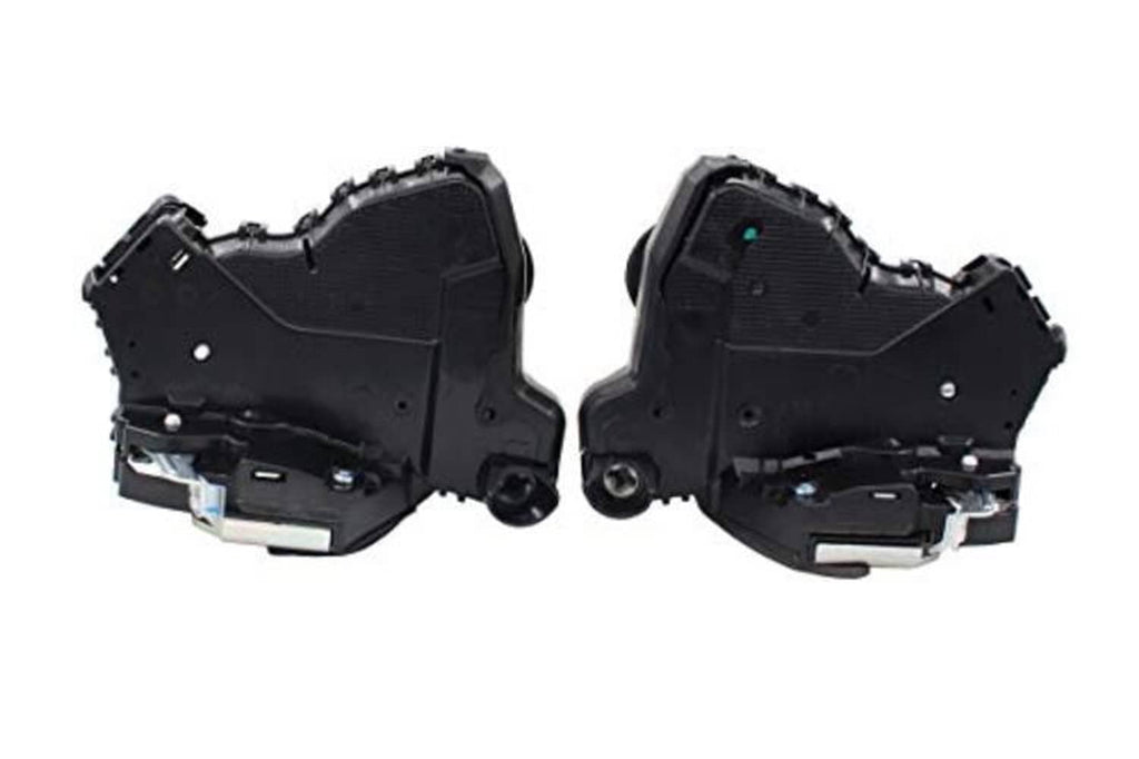 Set of 2 power door lock actuators in black housing, front left and right