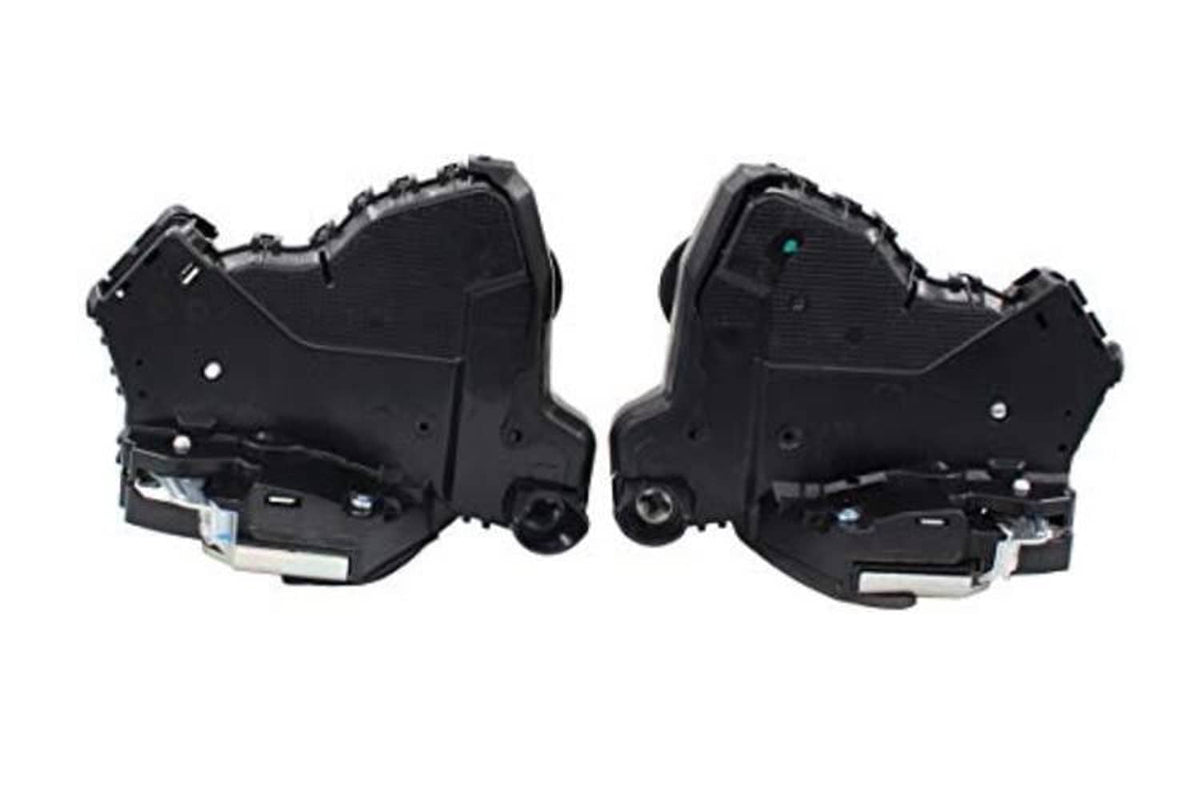 Set of 2 power door lock actuators in black housing, front left and right