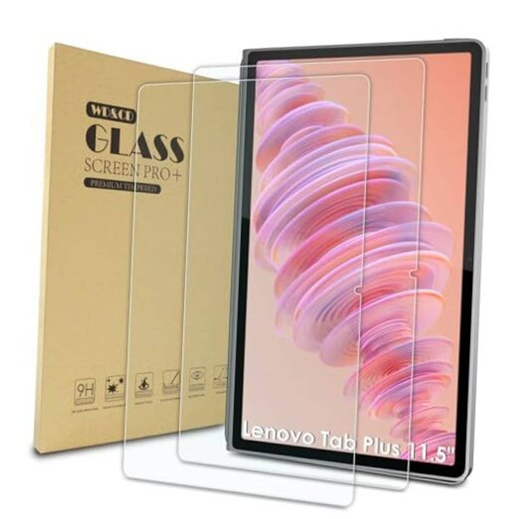 Clear tempered glass screen protectors for Lenovo Tab Plus 11.5-inch, 2 pack