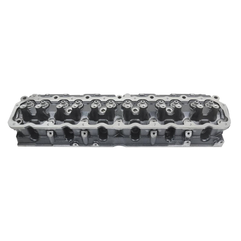 Cylinder head gasket rail with intake/exhaust port openings