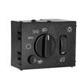 Black headlight switch with AUTO knob and dimmer rocker controls