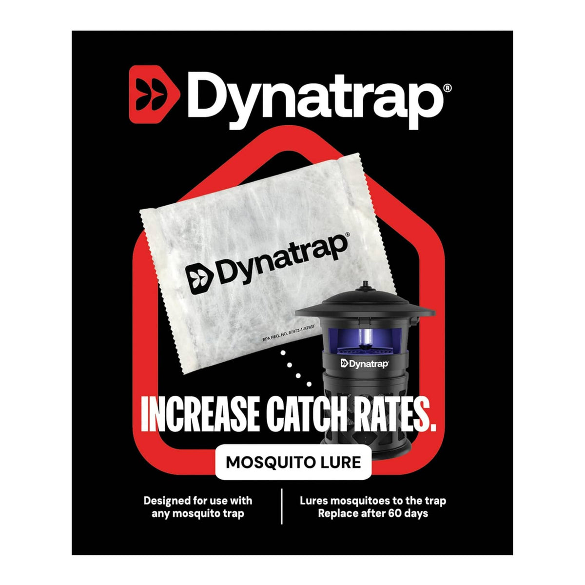 Mosquito lure sachet, white DynaTrap packet