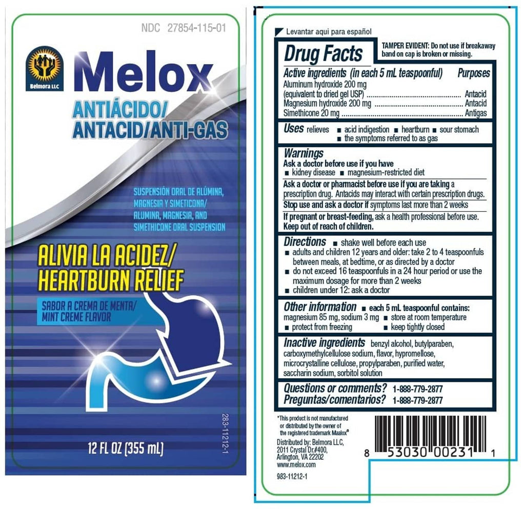 Heartburn relief antacid box and bottle showing Drug Facts label panel