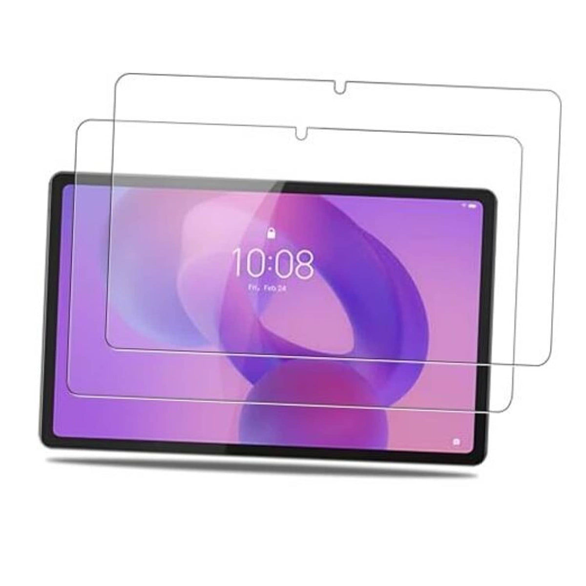 Tempered glass screen protector for a 12.1-inch tablet, clear, flat fit