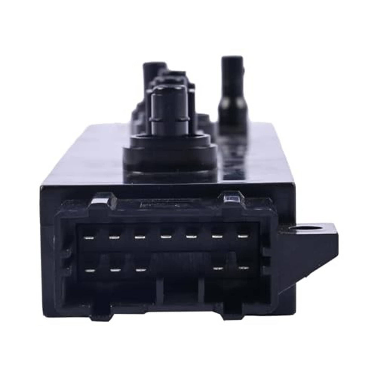 Car seat power switch module connector side, black plug with multi-pin port