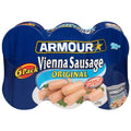 6-pack Vienna sausage canister with blue label, Original flavor