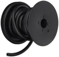 Hbd Industries fuel line hose with black coiled tubing and round connector flange