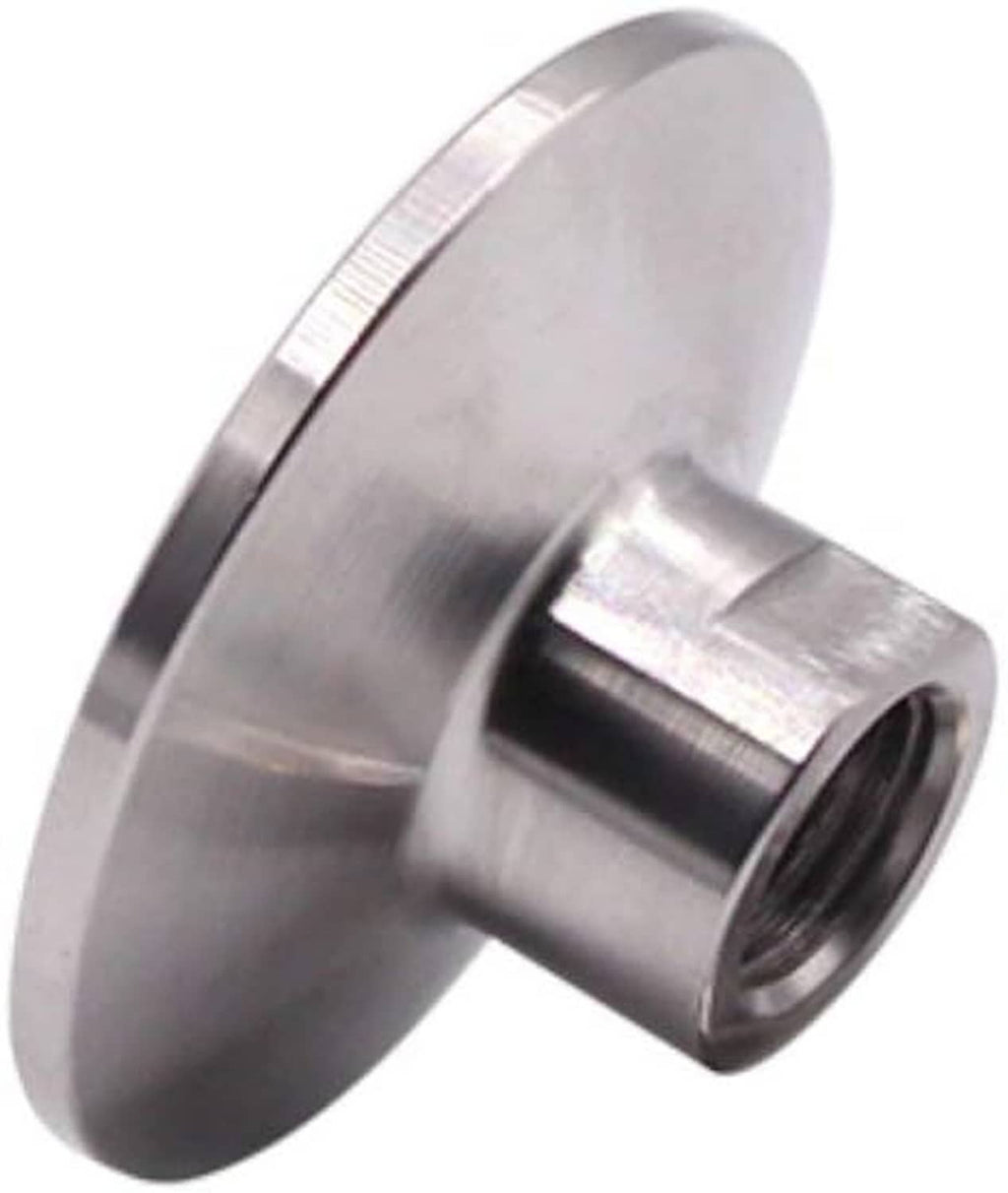 Stainless steel sanitary tri clamp adapter, 1.5 in flange to female NPT connection