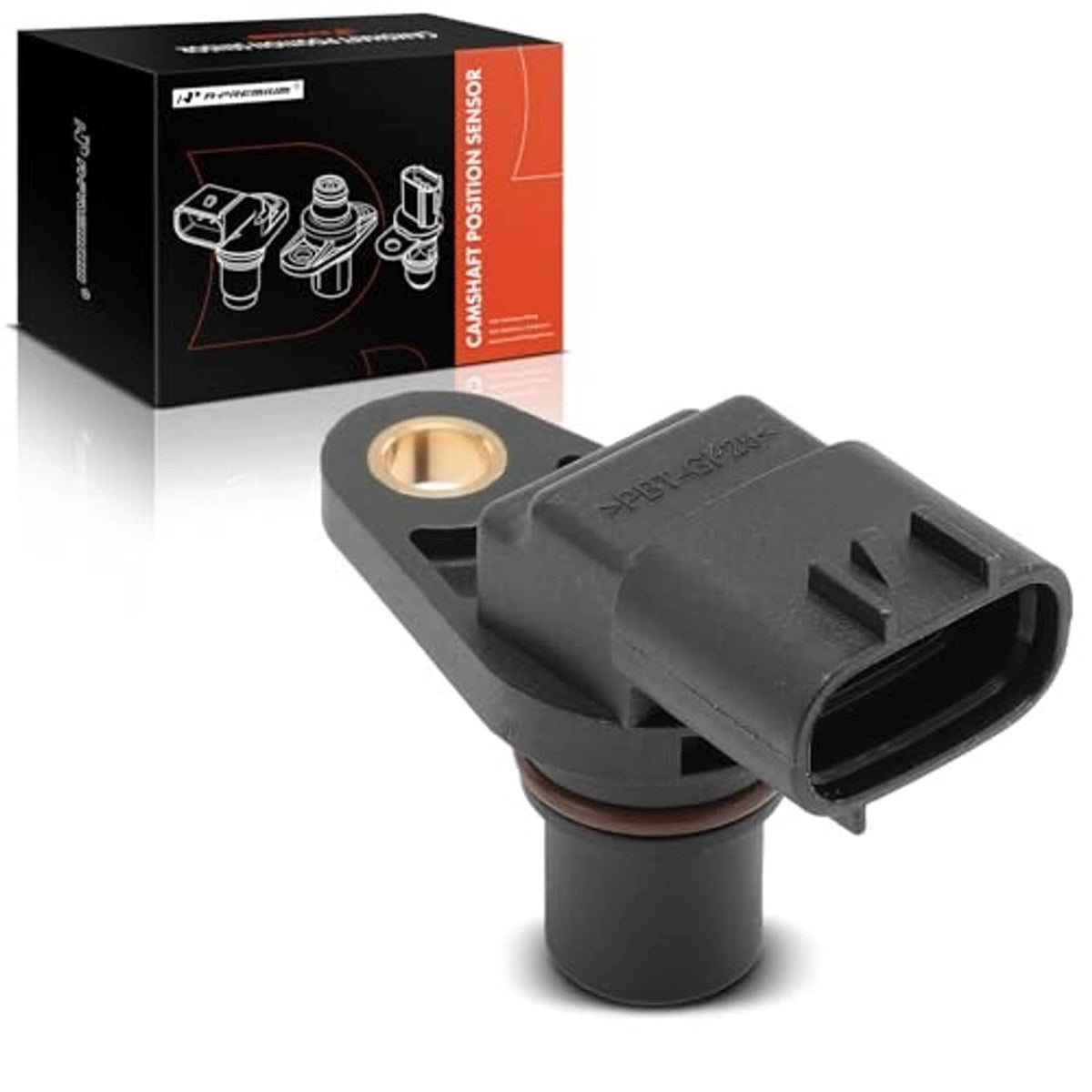 Engine camshaft position sensor, black housing with open electrical connector