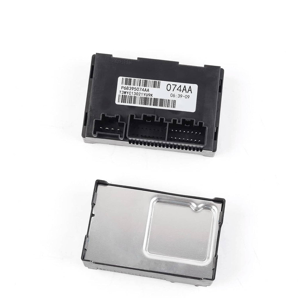 Transfer case control module front and back with metal plate cover