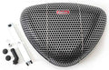 Edelbrock Pro-Flo air cleaner with black mesh dome and red Edelbrock logo badge