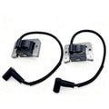 Set of two digital ignition modules with black coil housings and wire leads