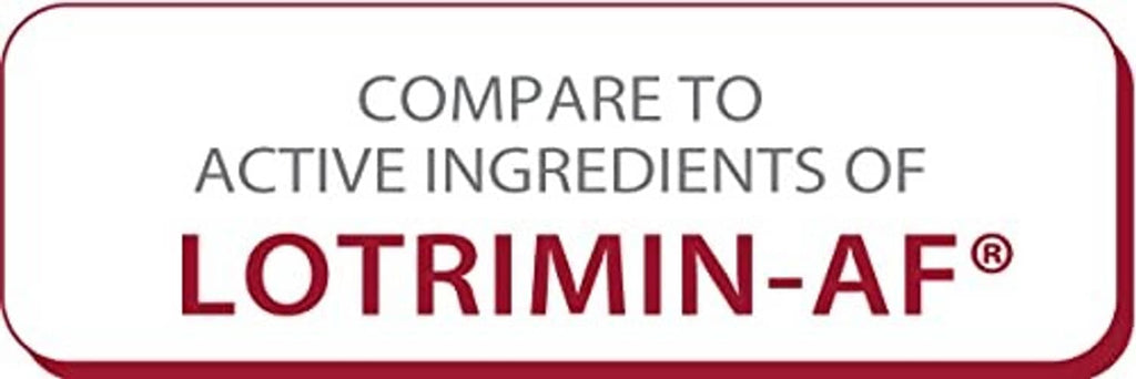Antifungal cream compare label: active ingredients of Lotrimin-AF