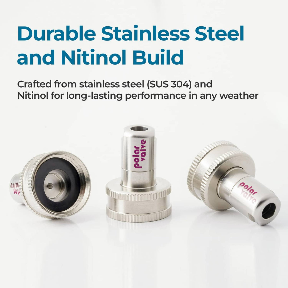 Silver freeze-proof tap valve device with stainless steel body and side ports