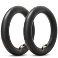Black scooter inner tube pair, two round tubes with valve stems