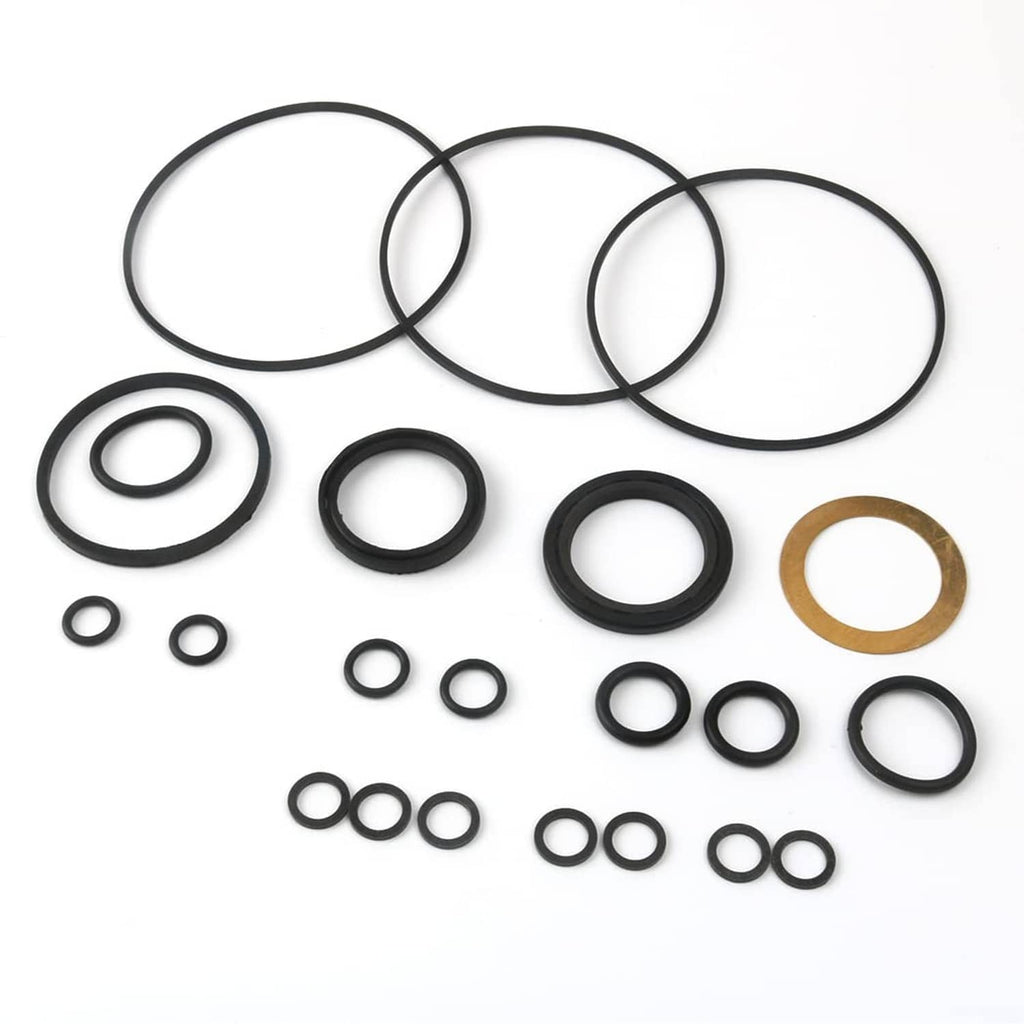 Eaton Char-Lynn hydraulic motor Buna seal kit with black O-rings and tan gasket rings