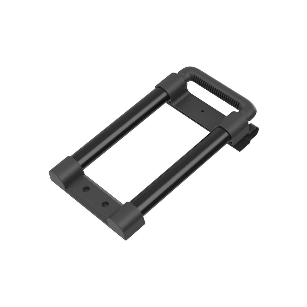 Telescoping replacement cooler handle in black plastic with ridged grip