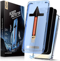 Privacy screen protector for Samsung Galaxy S25, 2-pack with installation tray