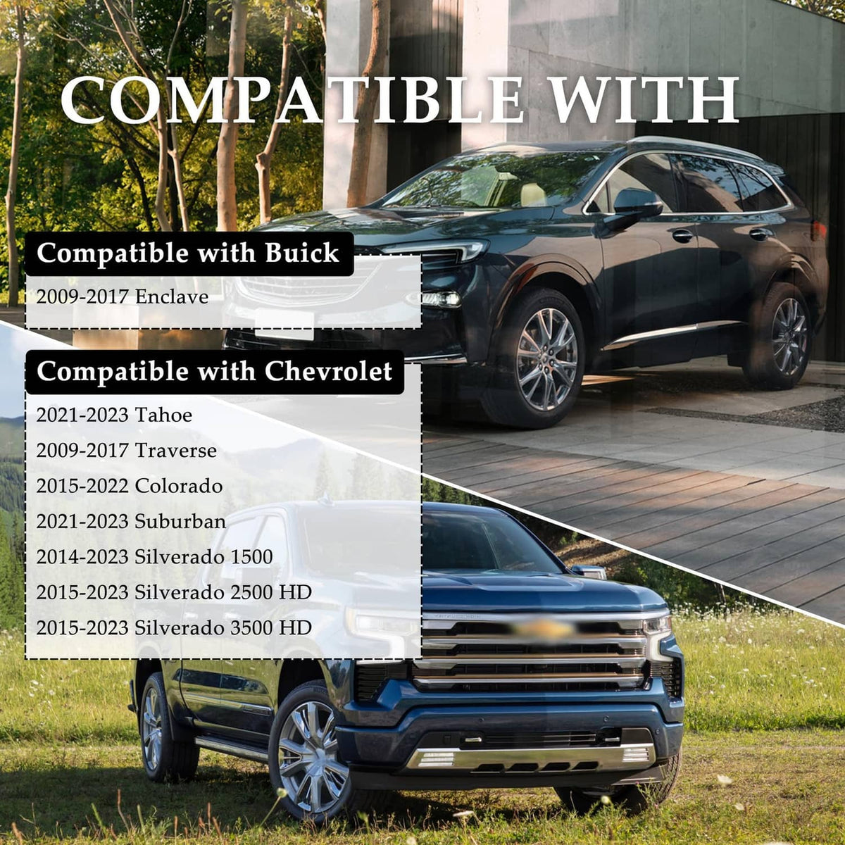 Compatible vehicle list for brake rotor screw replacement