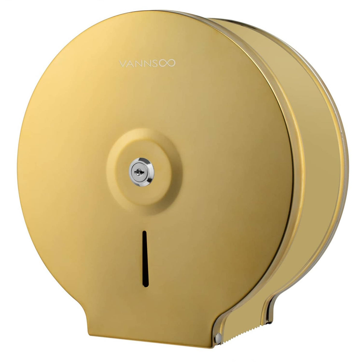 VANNSOO gold jumbo toilet tissue dispenser with lock key cylinder