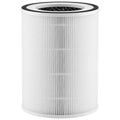 White cylindrical H11 air cleaner replacement filter with black top seal and pleated media