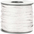 White braided lift shade cord spool, nylon satin cord for hanging shades