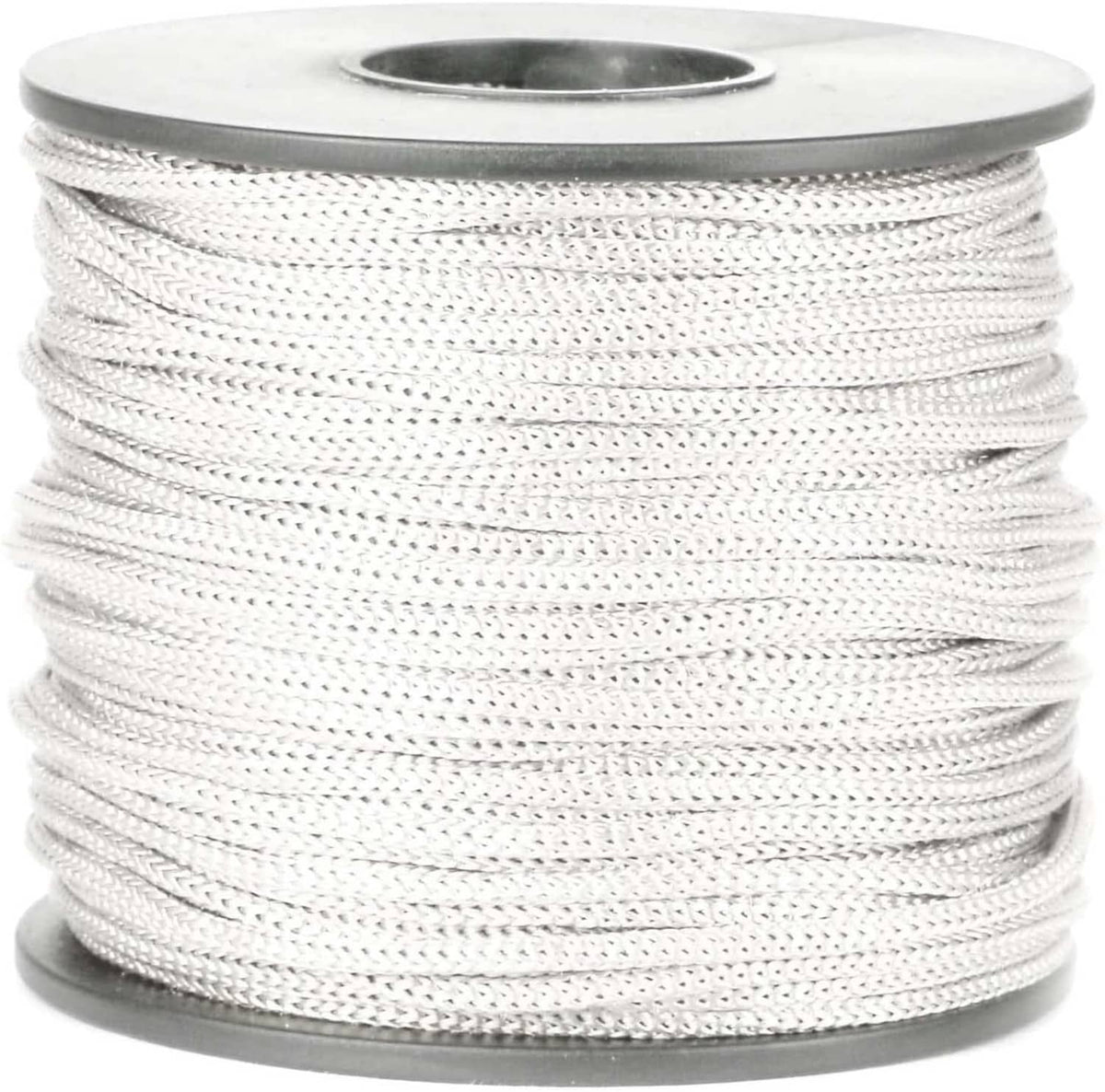 White braided lift shade cord spool, nylon satin cord for hanging shades