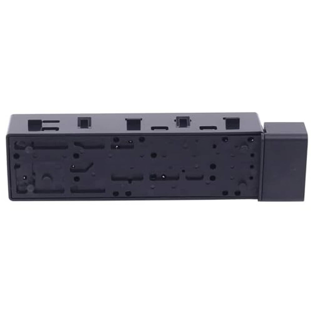 Power seat switch module open back panel showing port slots and mounting contacts