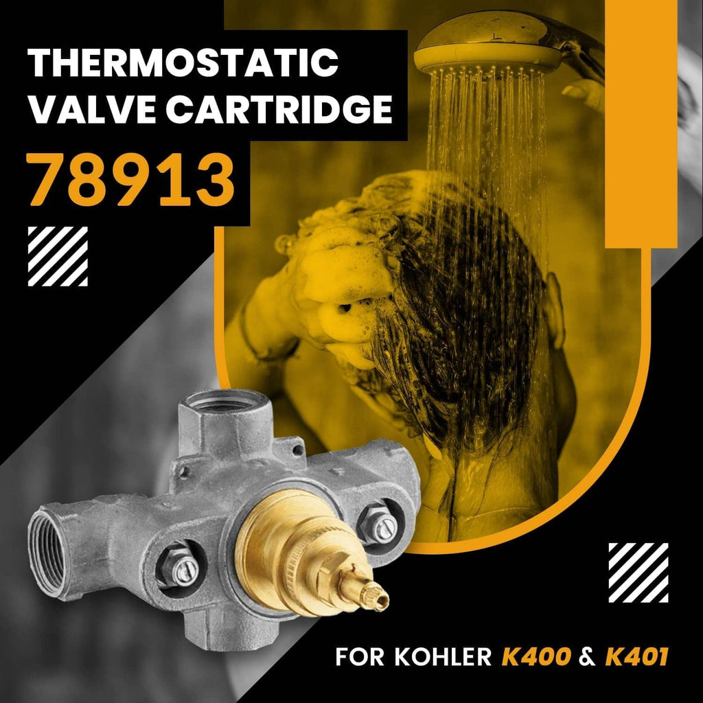 Thermostatic valve cartridge assembly with gold cartridge and silver mounting base