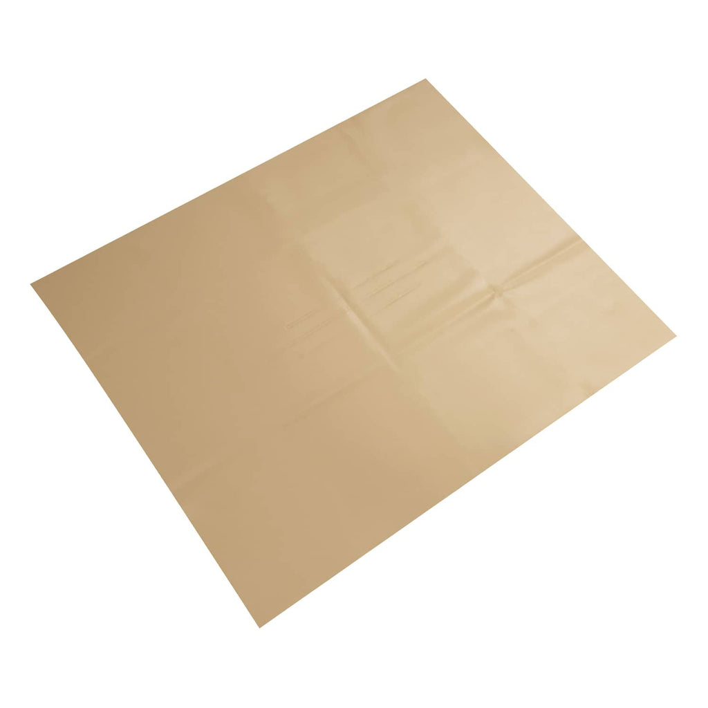 Tan golf cart seat back cover, angled view showing contour shape