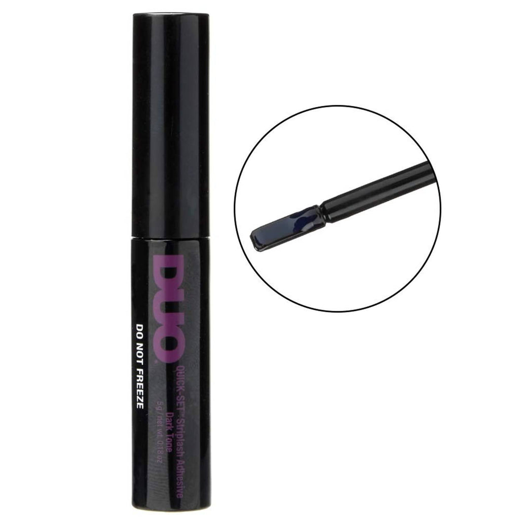 DUO dark-tone eyelash glue applicator pen in black tube, 0.18 oz