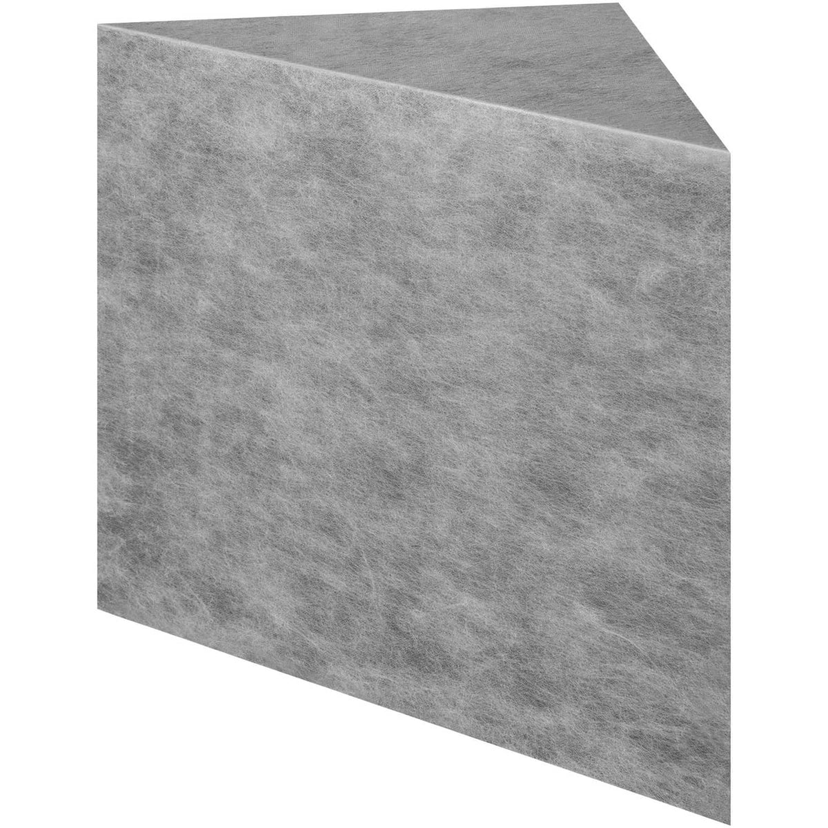 Triangular ready-to-tile shower corner bench board, gray waterproof surface