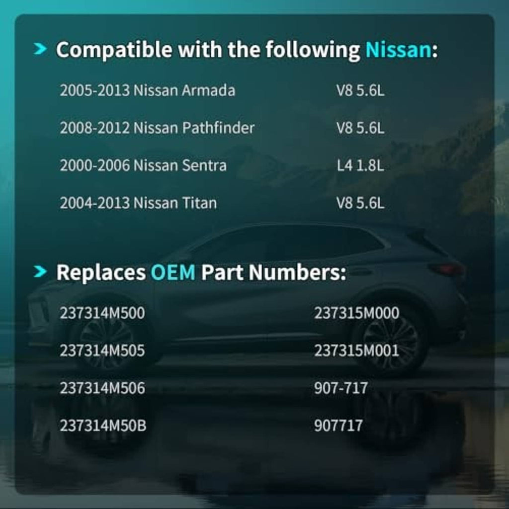 Engine camshaft position sensor compatibility and OEM part number replacement information