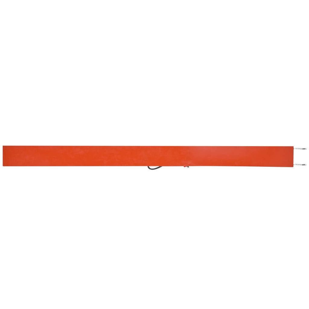 Orange metal drum heater strap, 5 inch wide heating band for 55-gallon drums