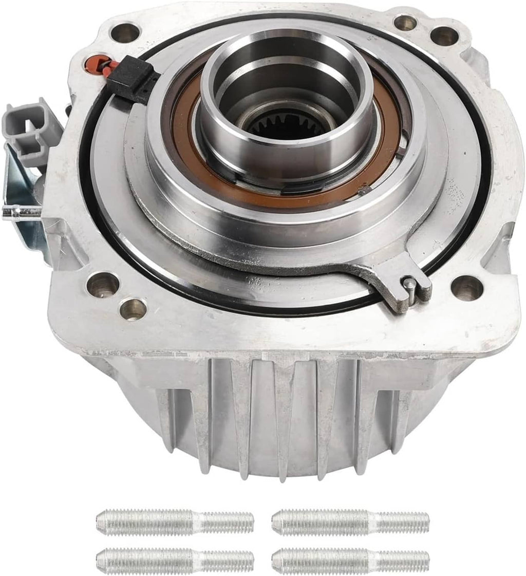 Rear differential viscous coupling assembly with bearing bore and included threaded bolts