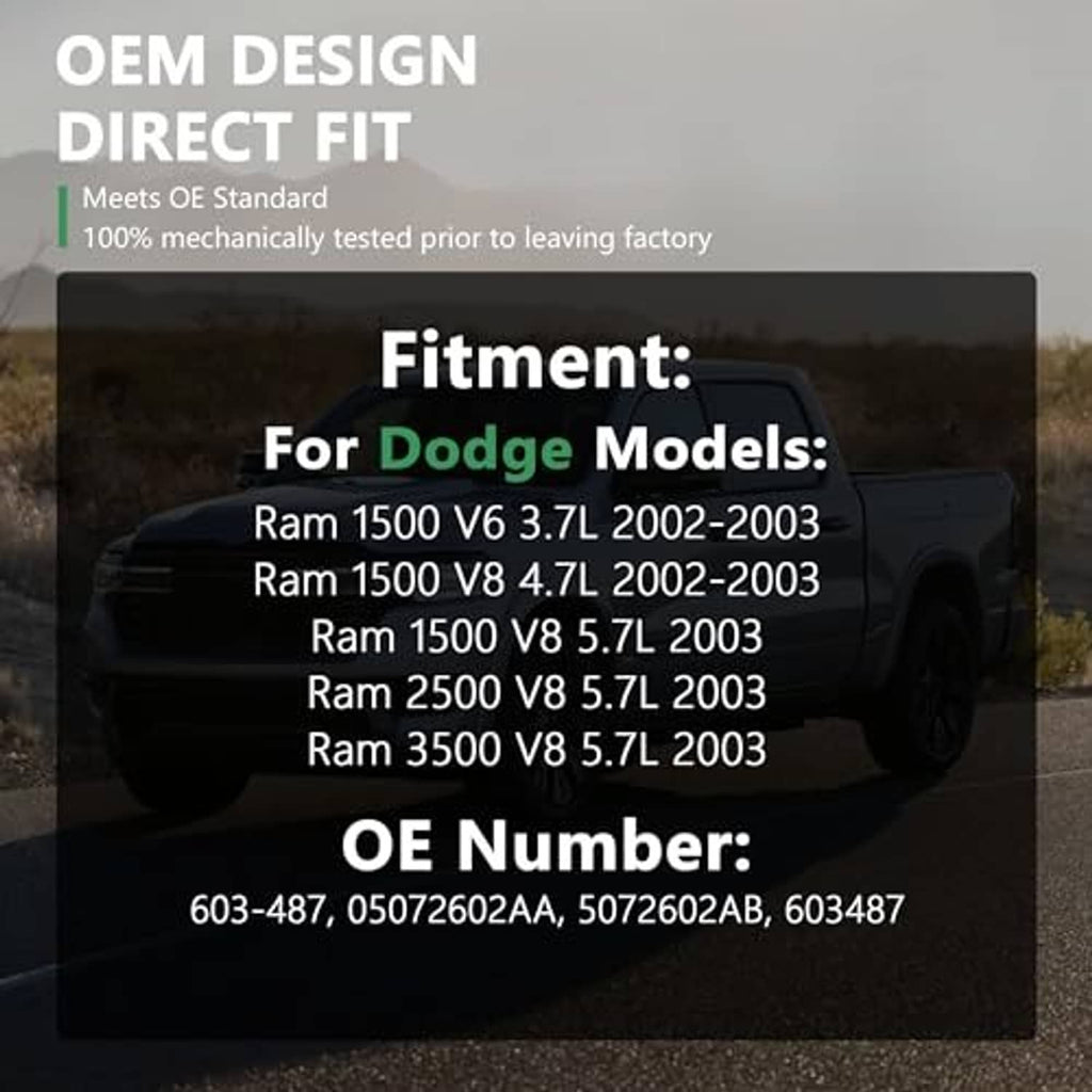 Coolant reservoir fitment and OE number information graphic
