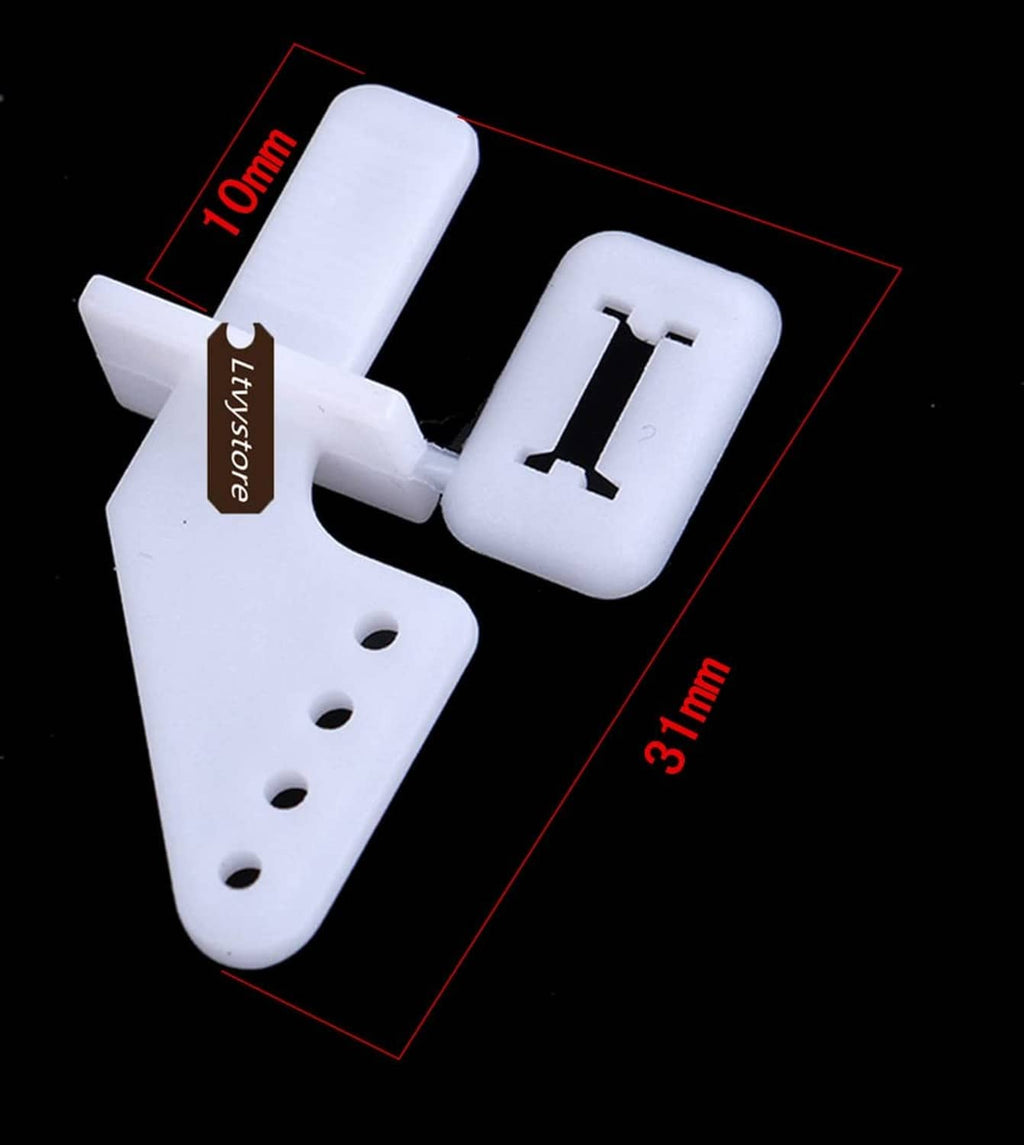 White plastic mounting bracket with black insert, sized for rod hook assembly