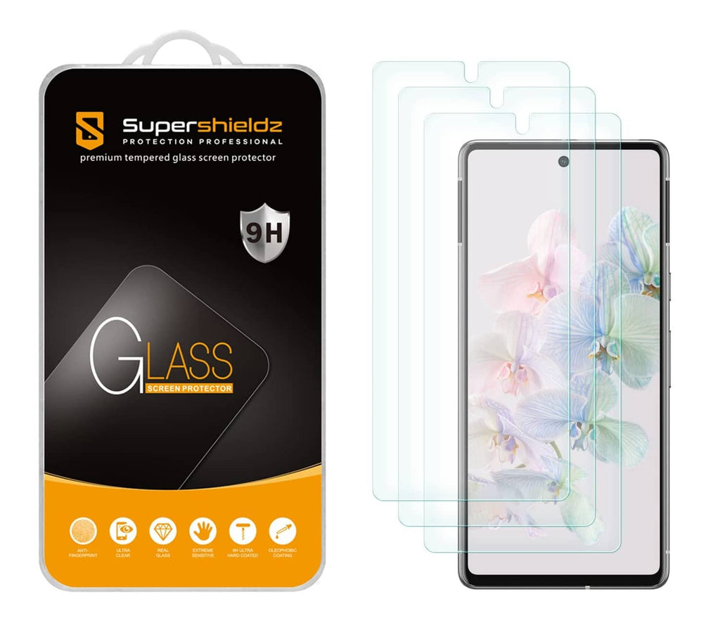 Tempered glass screen protector 3-pack for Pixel 7 (6.3 in), clear front shield